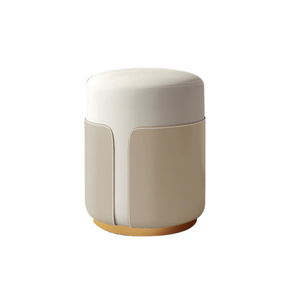 Small Round Stool Living Room Fashionable Sofa Stool Modern Compact Footrest