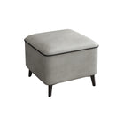 Household Light Luxury Door Shoe Bench Sofa Bench Solid Wood Leather Stool