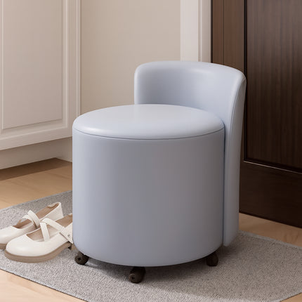 Universal Wheel Low Chair Backrest Light Soft Bag Sofa Shoe Changing Stool