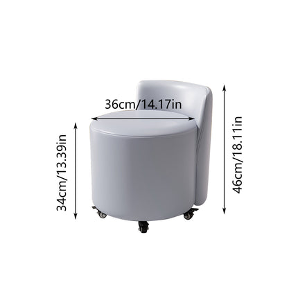 Universal Wheel Low Chair Backrest Light Soft Bag Sofa Shoe Changing Stool