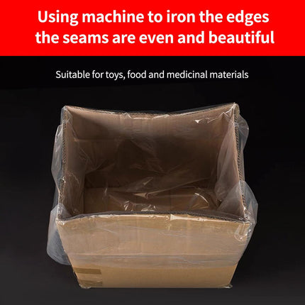 50pcs Large Transparent Plastic Square Dust Bag Carton Inner Liner Storage Bags