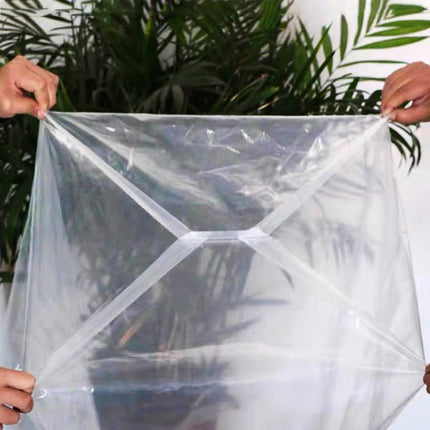 50pcs Large Transparent Plastic Square Dust Bag Carton Inner Liner Storage Bags