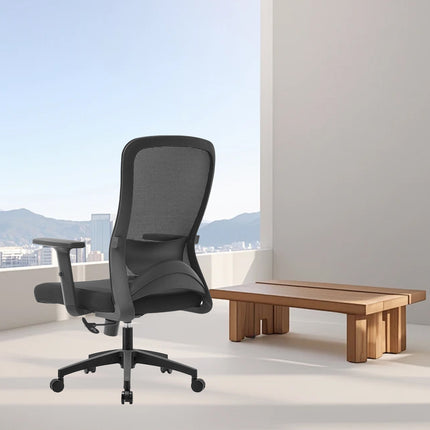Ergonomic Mesh Adjustable Swivel Computer Desk Task Office Chair in Black