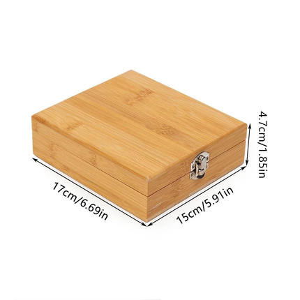 4in1 High-End Bamboo Box Packaged Multi-Functional Stainless Steel Bottle Opener