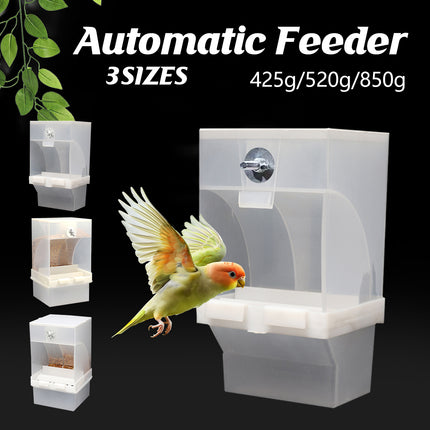 1 pc Automatic Bird Feeder Bird Feeder Cage Accessories Automatic Feed Cage