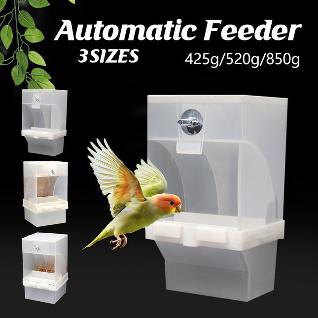 1 pc Automatic Bird Feeder Bird Feeder Cage Accessories Automatic Feed Cage