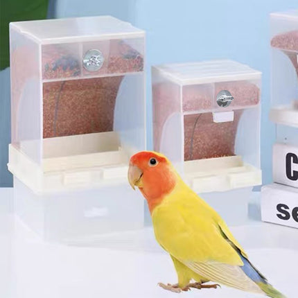 1 pc Automatic Bird Feeder Bird Feeder Cage Accessories Automatic Feed Cage