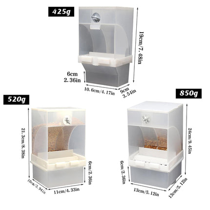 1 pc Automatic Bird Feeder Bird Feeder Cage Accessories Automatic Feed Cage