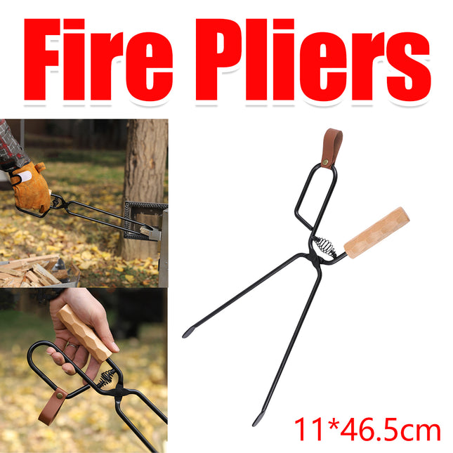 Barbecue Tongs Outdoor Camping Charcoal Fire Grill Tool for Cooking Picnic BBQ