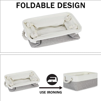 Foldable Handheld Storage Basket for Kitchen Bathroom Bedroom Closet Clothes
