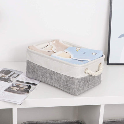 Foldable Handheld Storage Basket for Kitchen Bathroom Bedroom Closet Clothes
