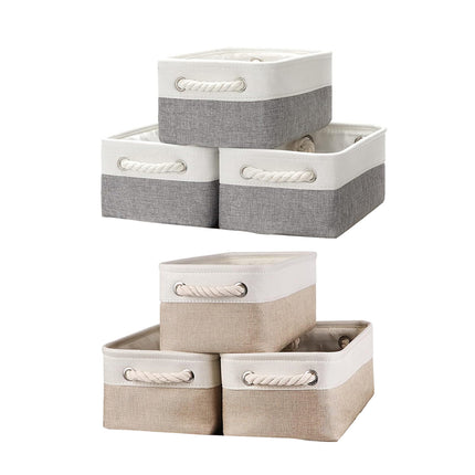 Foldable Handheld Storage Basket for Kitchen Bathroom Bedroom Closet Clothes