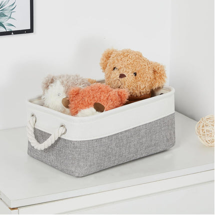 Foldable Handheld Storage Basket for Kitchen Bathroom Bedroom Closet Clothes