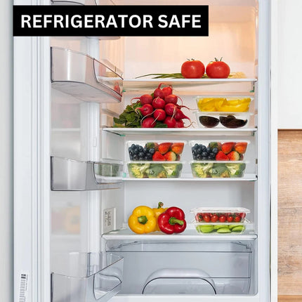 50PCS Food-Grade Disposable Square Takeout Container 750/1000ml