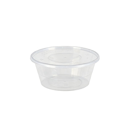 50PCS Food-Grade Disposable Round Takeout Container 450/800ml
