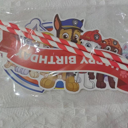 Paw Patrol Cake Topper Kids Birthday Party Cake Decoration Party Supplies - Aimall