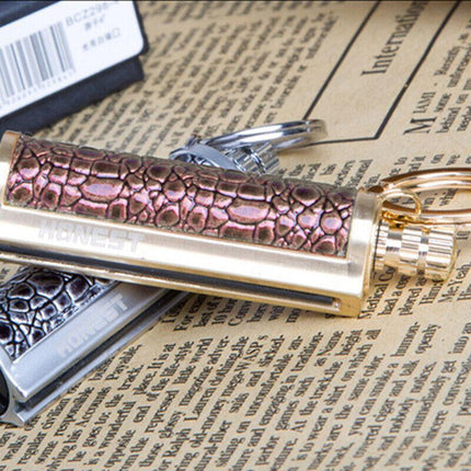 Fire Starter Lighter Waterproof Flint Match Metal Keychain Camping Survival Bda
