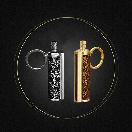 Fire Starter Lighter Waterproof Flint Match Metal Keychain Camping Survival Bda
