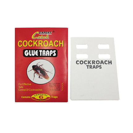 18Pcs /3 Pack Cockroach Bait Sticky Glue Cockroaches Insect Bug Pest Au