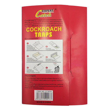 18Pcs /3 Pack Cockroach Bait Sticky Glue Cockroaches Insect Bug Pest Au