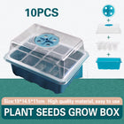 10 Plant Seeds Grow Box Propagation Nursery Garden Seedling Starter Tray 12 Hole