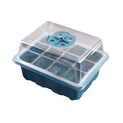 10 Plant Seeds Grow Box Propagation Nursery Garden Seedling Starter Tray 12 Hole