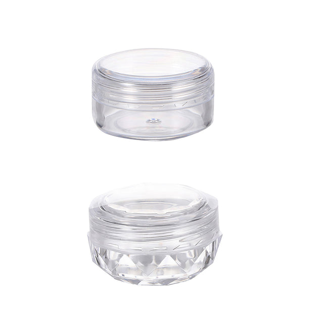 Cosmetic Cream Jar Bottle 50PCS 5g Transparent Round Refillable Sample Container
