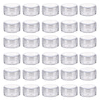 White Flat Lid Jar