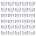 Cosmetic Cream Jar Bottle 50PCS 5g Transparent Round Refillable Sample Container