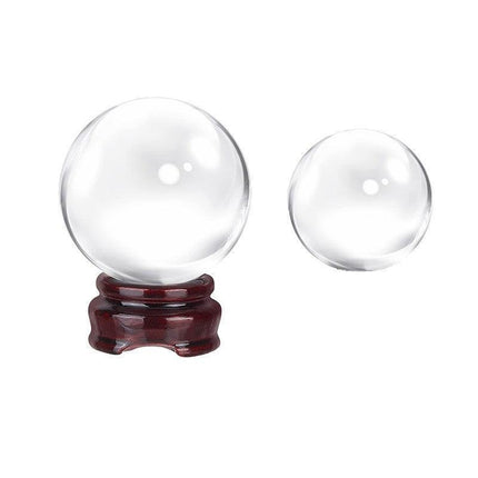 Clear Glass Crystal Healing Ball Photography Lens Ball Sphere Decoration
