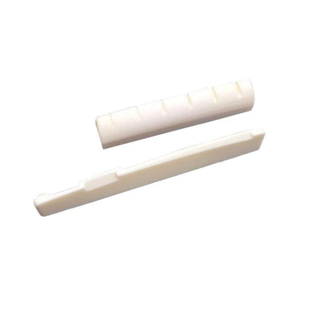Bone Acoustic Saddle Holder Display Nut Guitar Bridge and Strings End Rack - Aimall