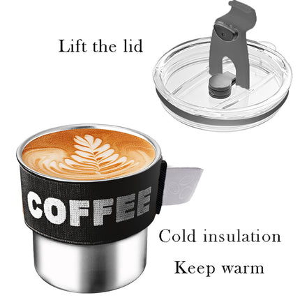 Stainless Steel Heat Resistant Outdoor Coffee Mug for Camping Home Daily Use