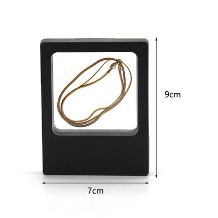 10pcs Transparent PE Film Display Box Jewelry Packaging Storage Box Container