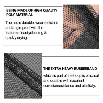 Fishing Net Landing Mesh Fish Catch Tool Telescopic Pole Folding Handle Foldable