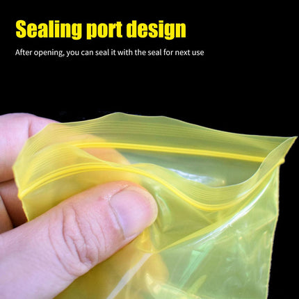 Rust Proof Plastic Bags 100PCS Self Sealing Pouch for Metal Parts Storage Clear
