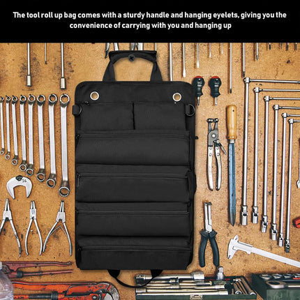 Portable Car Hardware Tool Kit Durable Oxford Bag for Vehicle Emergency Repair
