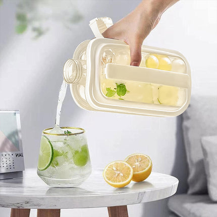 Portable Ice Hockey Pot Ice Cube Tray Water Bottle Clear Household Ice Maker
