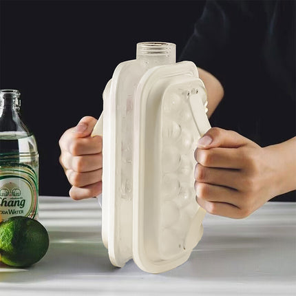 Portable Ice Hockey Pot Ice Cube Tray Water Bottle Clear Household Ice Maker