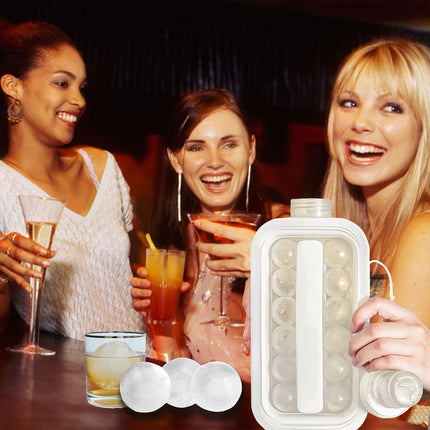 Portable Ice Hockey Pot Ice Cube Tray Water Bottle Clear Household Ice Maker