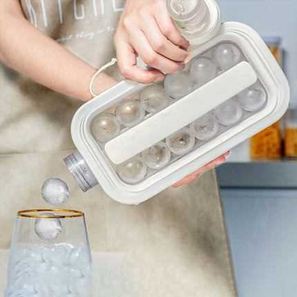 Portable Ice Hockey Pot Ice Cube Tray Water Bottle Clear Household Ice Maker