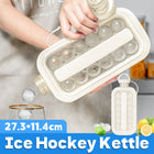 Portable Ice Hockey Pot Ice Cube Tray Water Bottle Clear Household Ice Maker