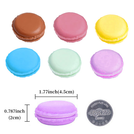 6PCS Macaron Jewelry Box Mini Storage Case Small Multi Functional Organizer