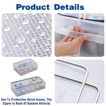 Visible Dustproof Transparent Storage Box Home Organizer for Clothes Toys Shoes