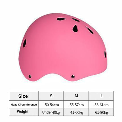 Pink Bike and Skate Helmet Adjustable Headgear for Youth and General Use