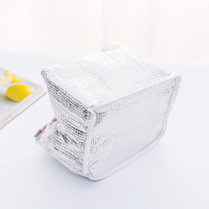 Portable Insulated Thermal Lunch Box Carry Tote Picnic Case Storage Bag 21x17x15cm