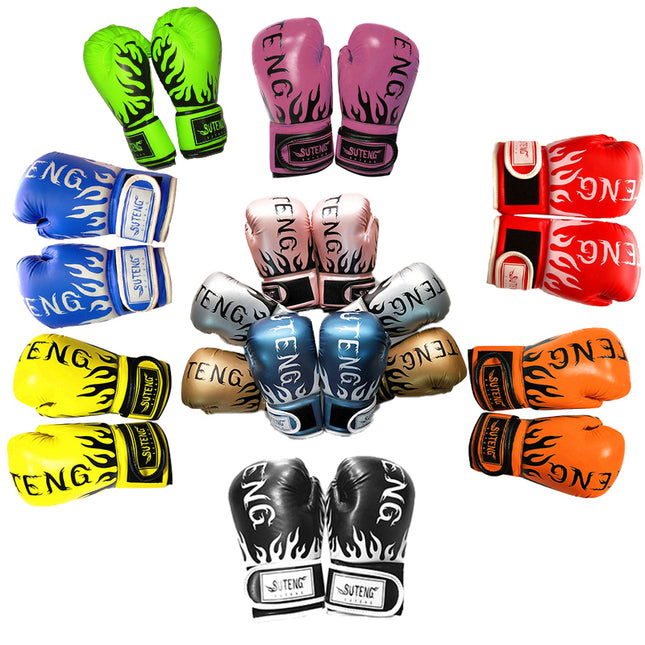 2PCS PU Boxing Training Gloves for Young Beginners Suitable for Ages 3-12