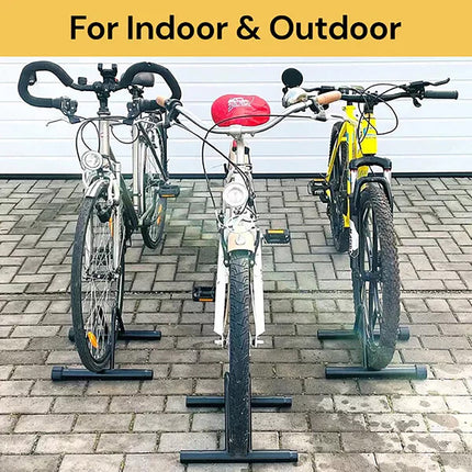 Parking Floor Bike Rack Bicycle Storage Steel Holder Portable Cycling Bike Stand