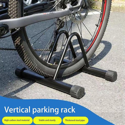 Parking Floor Bike Rack Bicycle Storage Steel Holder Portable Cycling Bike Stand