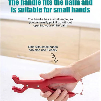 2PCS Anti Slip Silicone Heat Resistant Plate Bowl Clip Holder Kitchen Tool