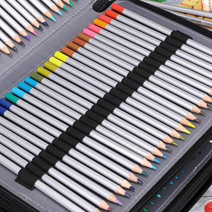 Large Capacity Foldable Pencil Case 168 Slots Pen Storage Organiser Bag
